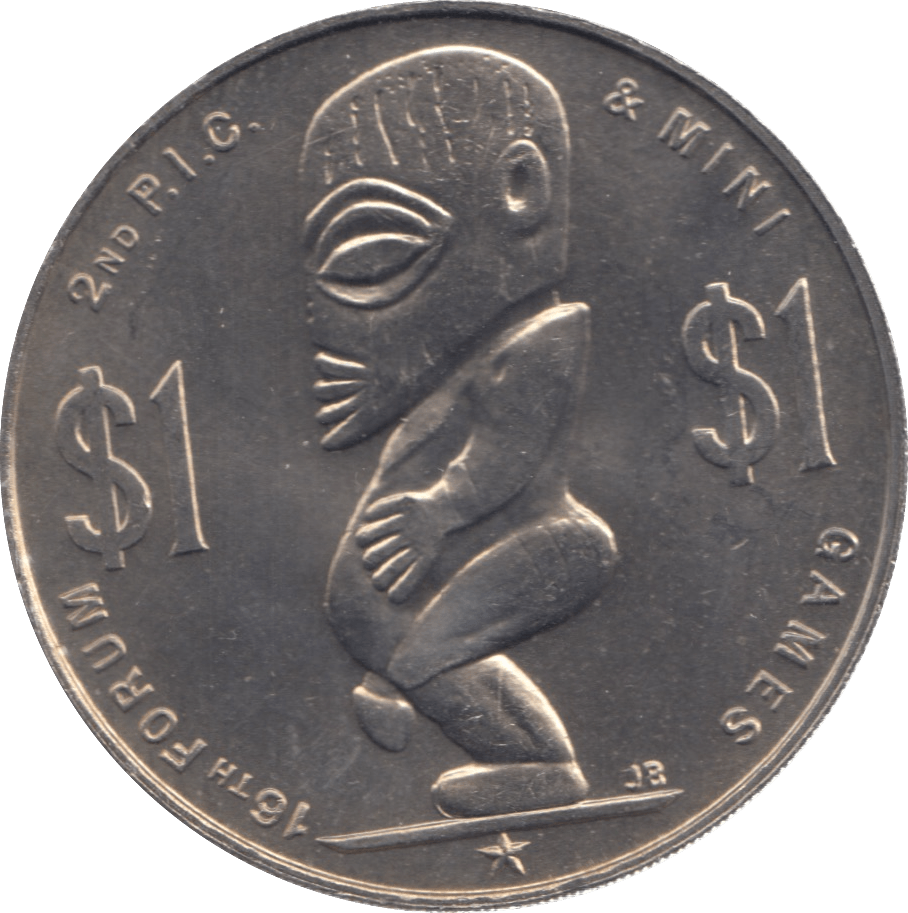1985 COOK ISLANDS ONE DOLLAR - WORLD COINS - Cambridgeshire Coins