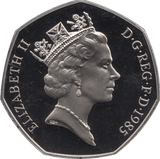 1985 FIFTY PENCE PROOF 50P COIN BRITANNIA - 50p Proof - Cambridgeshire Coins