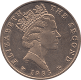 1985 FIVE POUND ISLE OF MAN - WORLD COINS - Cambridgeshire Coins