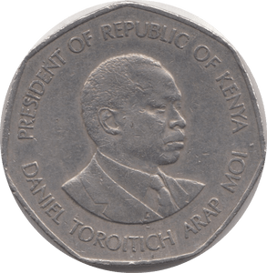 1985 FIVE SHILLINGS KENYA - WORLD COINS - Cambridgeshire Coins