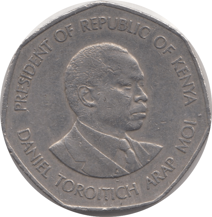 1985 FIVE SHILLINGS KENYA - WORLD COINS - Cambridgeshire Coins