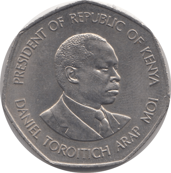 1985 FIVE SHILLINGS KENYA - WORLD COINS - Cambridgeshire Coins