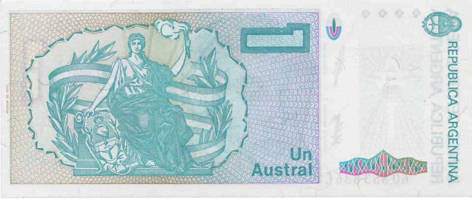1985 ONE AUSTRAL BANKNOTE ARGENTINA REF 543 - World Banknotes - Cambridgeshire Coins