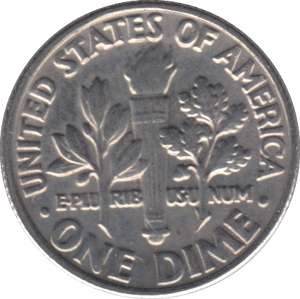 1985 ONE DIME USA PHILADELPHIA MINT - SILVER WORLD COINS - Cambridgeshire Coins