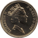 1985 ONE POUND £1 WELSH LEEK BRILLIANT UNCIRCULATED BU - £1 BU - Cambridgeshire Coins