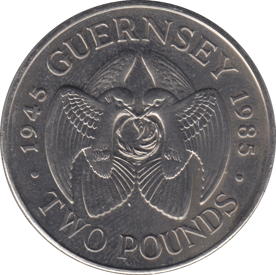 1985 TWO POUND GUERNSEY - WORLD COINS - Cambridgeshire Coins