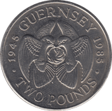 1985 TWO POUND GUERNSEY - WORLD COINS - Cambridgeshire Coins
