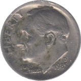 1985 USA ONE DIME - WORLD COINS - Cambridgeshire Coins