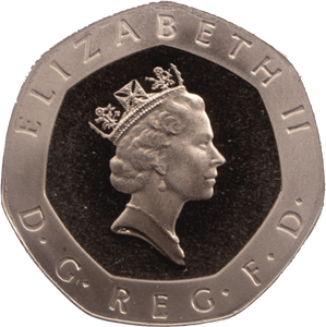 1986 20P TWENTY PENCE PROOF COIN TUDOR ROSE - 20p Proof - Cambridgeshire Coins