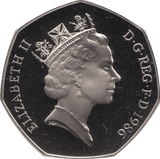 1986 FIFTY PENCE PROOF 50P COIN BRITANNIA - 50p Proof - Cambridgeshire Coins