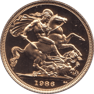 1986 GOLD SOVEREIGN ( PROOF ) - Sovereign - Cambridgeshire Coins