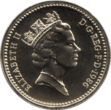 1986 ONE POUND £1 IRELAND FLAX BRILLIANT UNCIRCULATED BU - £1 BU - Cambridgeshire Coins