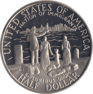 1986 PROOF HALF DOLLAR USA - SILVER WORLD COINS - Cambridgeshire Coins