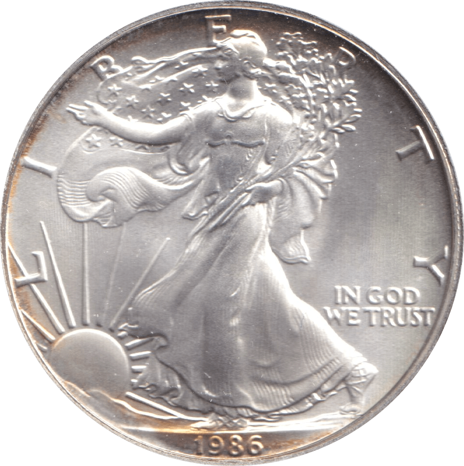 1986 SILVER LIBERTY DOLLAR USA - Cambridgeshire Coins