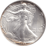 1986 SILVER LIBERTY DOLLAR USA - Cambridgeshire Coins