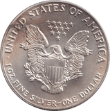 1986 SILVER LIBERTY DOLLAR USA - SILVER WORLD COINS - Cambridgeshire Coins