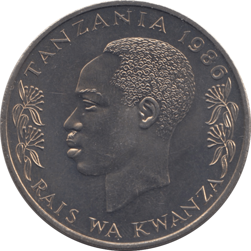 1986 TANZANIA SILVER 100 SHILINGI - SILVER WORLD COINS - Cambridgeshire Coins