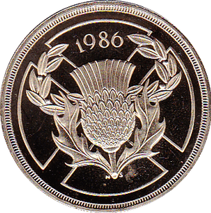 1986 TWO POUND £2 PROOF COIN XIII COMMONWEALTH GAMES JULY 1986 - £2 Proof - Cambridgeshire Coins