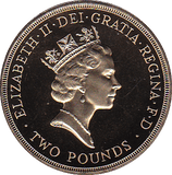 1986 TWO POUND £2 PROOF COIN XIII COMMONWEALTH GAMES JULY 1986 - £2 Proof - Cambridgeshire Coins