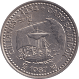 1987 100 ESCUDOS PORTUGAL - WORLD COINS - Cambridgeshire Coins