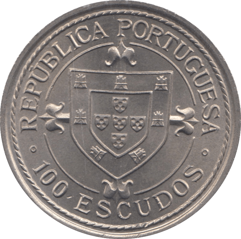 1987 100 ESCUDOS PORTUGAL - WORLD COINS - Cambridgeshire Coins