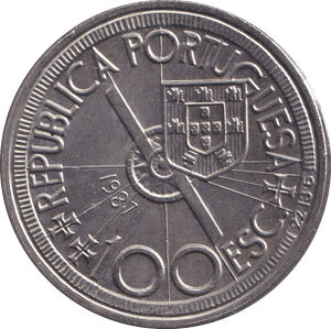 1987 100 ESCUDOS PORTUGAL - WORLD COINS - Cambridgeshire Coins