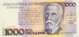 1987 1000 CRUZADOS BANKNOTE BRAZIL REF 588 - World Banknotes - Cambridgeshire Coins