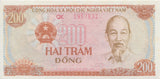 1987 200 DONG BANKNOTE NORTH VIETNAM REF 1018 - World Banknotes - Cambridgeshire Coins