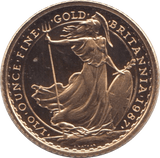 1987 GOLD PROOF 1/10TH OUNCE £10 BRITANNIA - GOLD BRITANNIAS - Cambridgeshire Coins