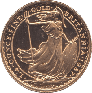 1987 GOLD PROOF £25 1/4 OUNCE BRITANNIA - GOLD BRITANNIAS - Cambridgeshire Coins