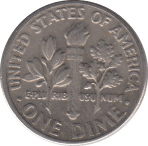 1987 ONE DIME USA PHILADELPHIA MINT - SILVER WORLD COINS - Cambridgeshire Coins