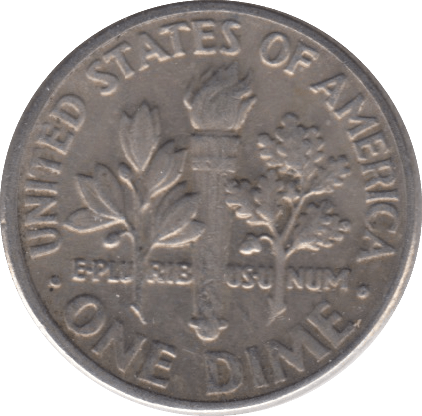 1987 ONE DIME USA PHILADELPHIA MINT - SILVER WORLD COINS - Cambridgeshire Coins