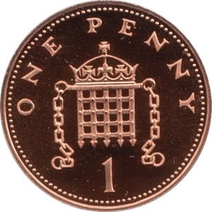 1987 PROOF DECIMAL ONE PENNY - 1p Proof - Cambridgeshire Coins