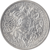 1987 ROMAN TREATY GERMANY SILVER 10 MARKS - SILVER WORLD COINS - Cambridgeshire Coins