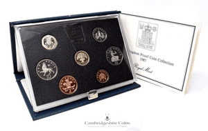 1987 ROYAL MINT PROOF SET - ROYAL MINT PROOF SET - Cambridgeshire Coins