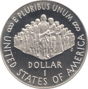 1987 SILVER USA PEACE DOLLAR - SILVER WORLD COINS - Cambridgeshire Coins