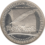 1987 SILVER USA PEACE DOLLAR - SILVER WORLD COINS - Cambridgeshire Coins