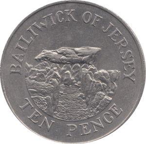 1987 TEN PENCE JERSEY - WORLD COINS - Cambridgeshire Coins