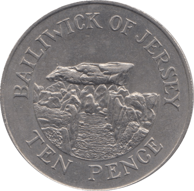 1987 TEN PENCE JERSEY - WORLD COINS - Cambridgeshire Coins