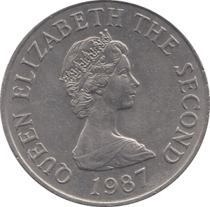 1987 TEN PENCE JERSEY - WORLD COINS - Cambridgeshire Coins