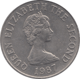 1987 TEN PENCE JERSEY - WORLD COINS - Cambridgeshire Coins