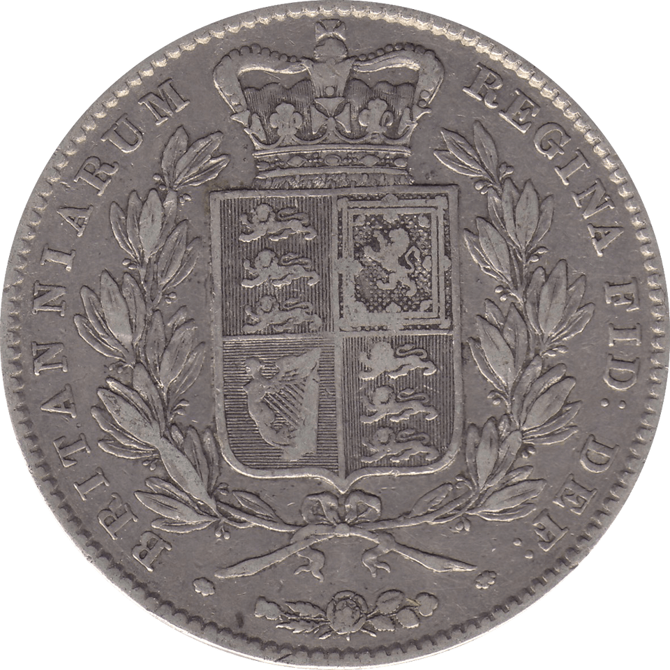 1844 CROWN ( VF ) CINQ 2 - Crown - Cambridgeshire Coins