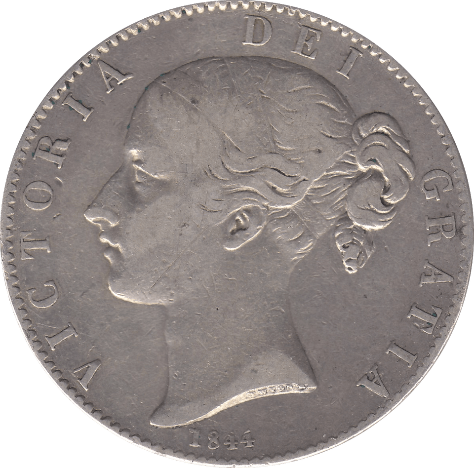 1844 CROWN ( VF ) CINQ 2 - Crown - Cambridgeshire Coins