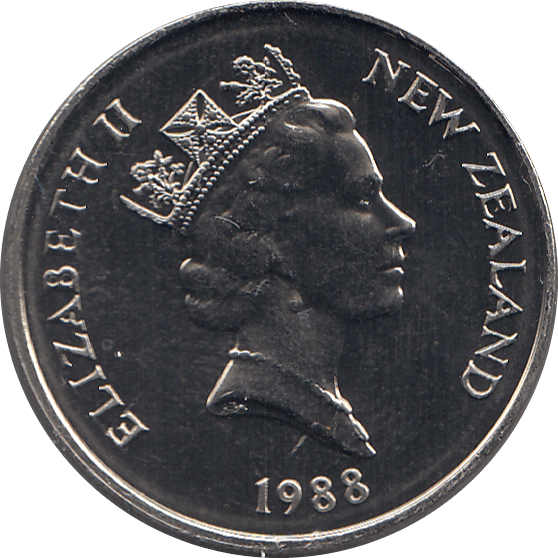 1988 10 CENTS NEW ZEALAND ( BU ) - WORLD COINS - Cambridgeshire Coins