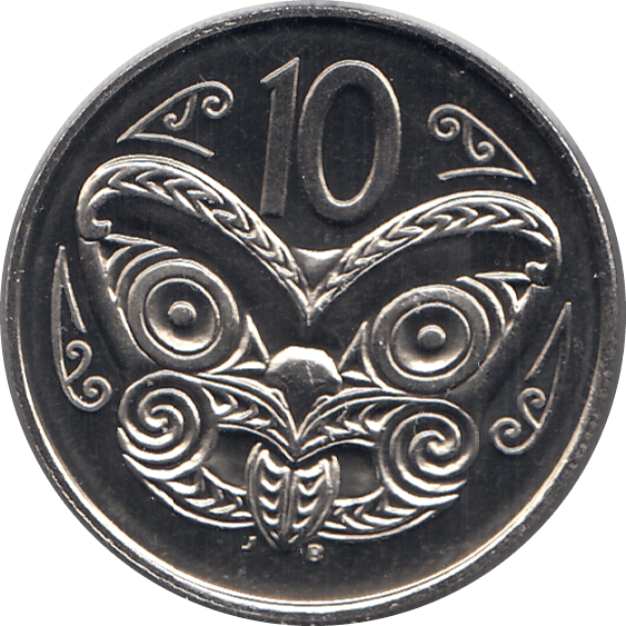 1988 10 CENTS NEW ZEALAND ( BU ) - WORLD COINS - Cambridgeshire Coins