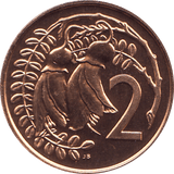 1988 2 CENTS NEW ZEALAND ( BU ) - WORLD COINS - Cambridgeshire Coins