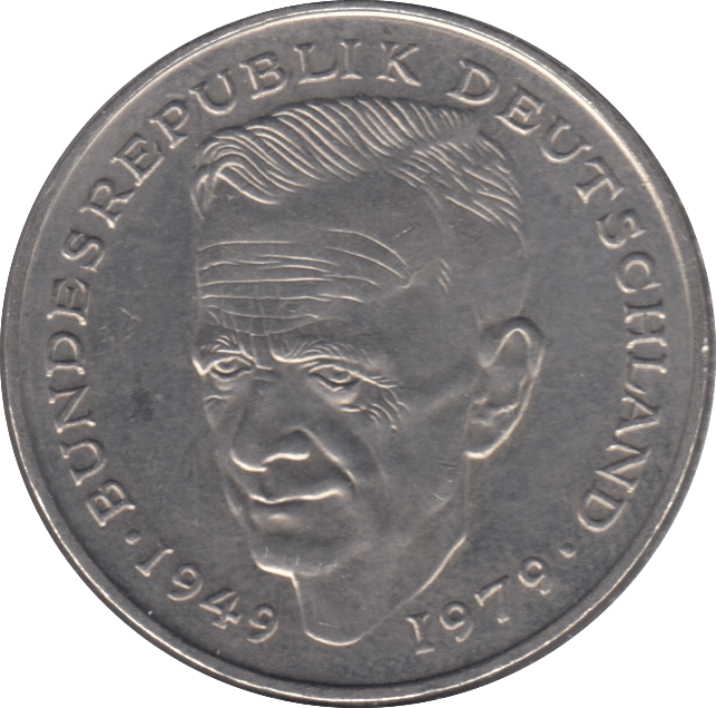 1988 2 DEUTSCHE MARK GERMANY - WORLD COINS - Cambridgeshire Coins