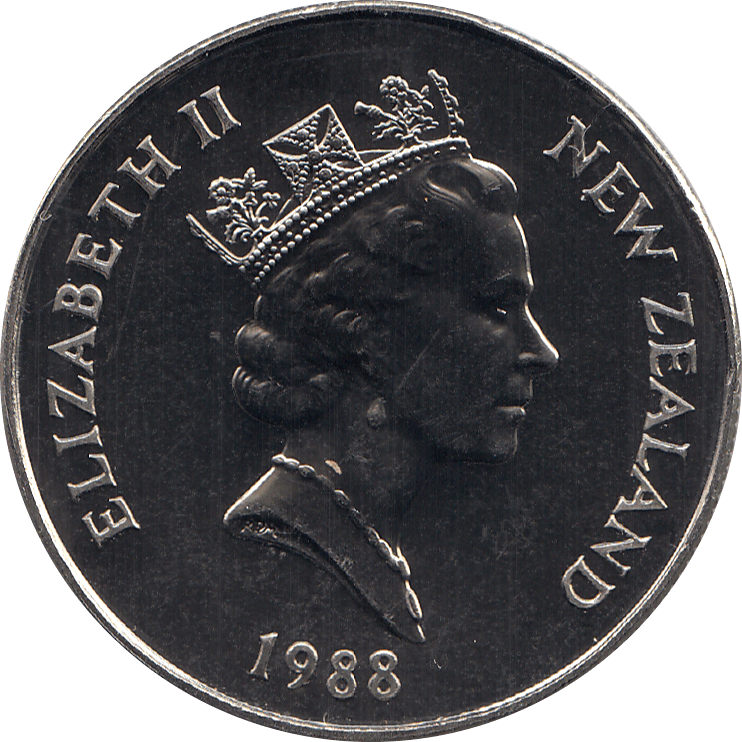 1988 50 CENTS NEW ZEALAND ( BU ) - WORLD COINS - Cambridgeshire Coins