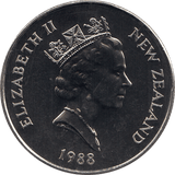 1988 50 CENTS NEW ZEALAND ( BU ) - WORLD COINS - Cambridgeshire Coins