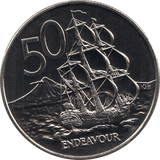 1988 50 CENTS NEW ZEALAND ( BU ) - WORLD COINS - Cambridgeshire Coins